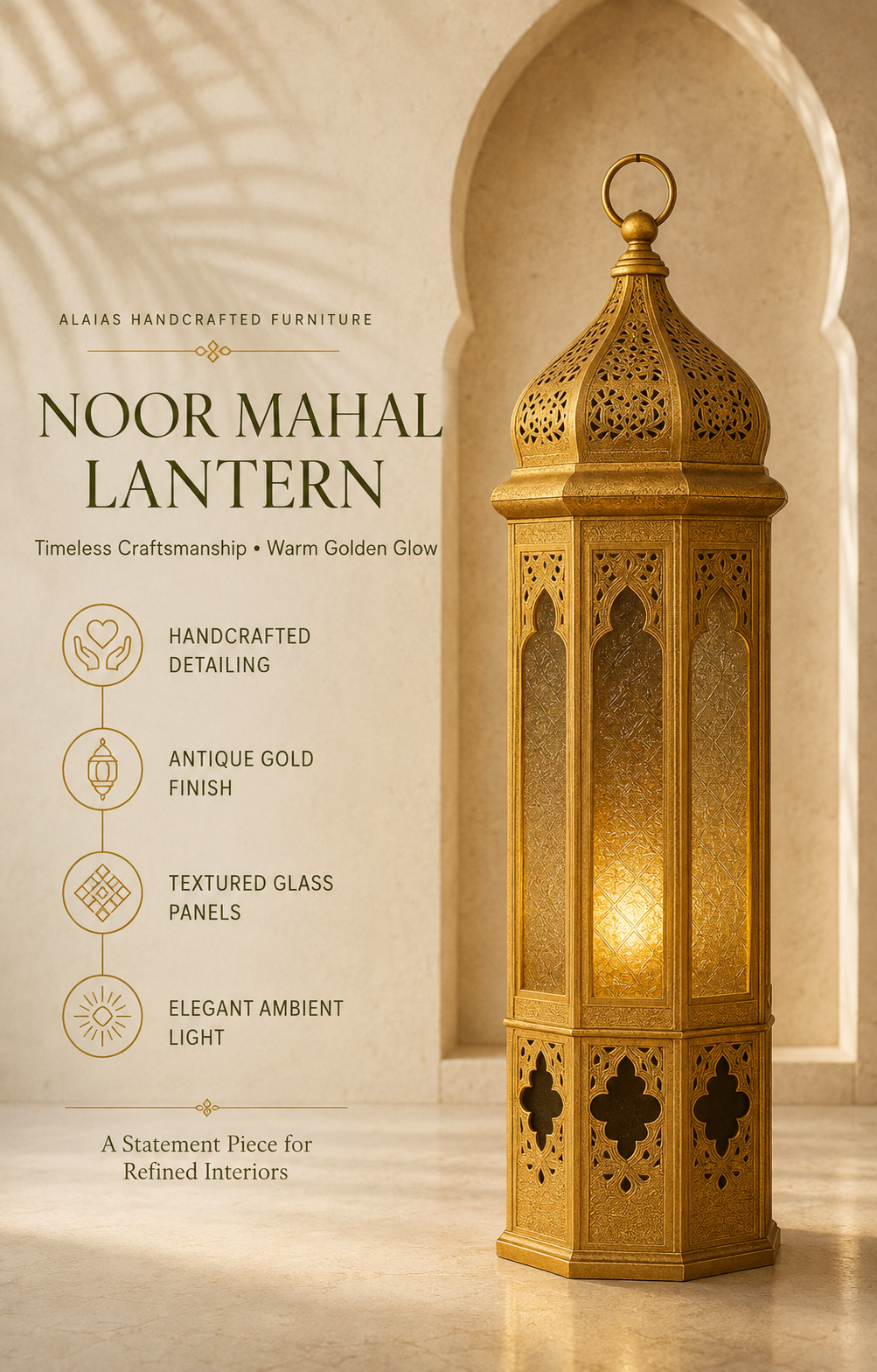 ALAIAS Noor Mahal Lantern