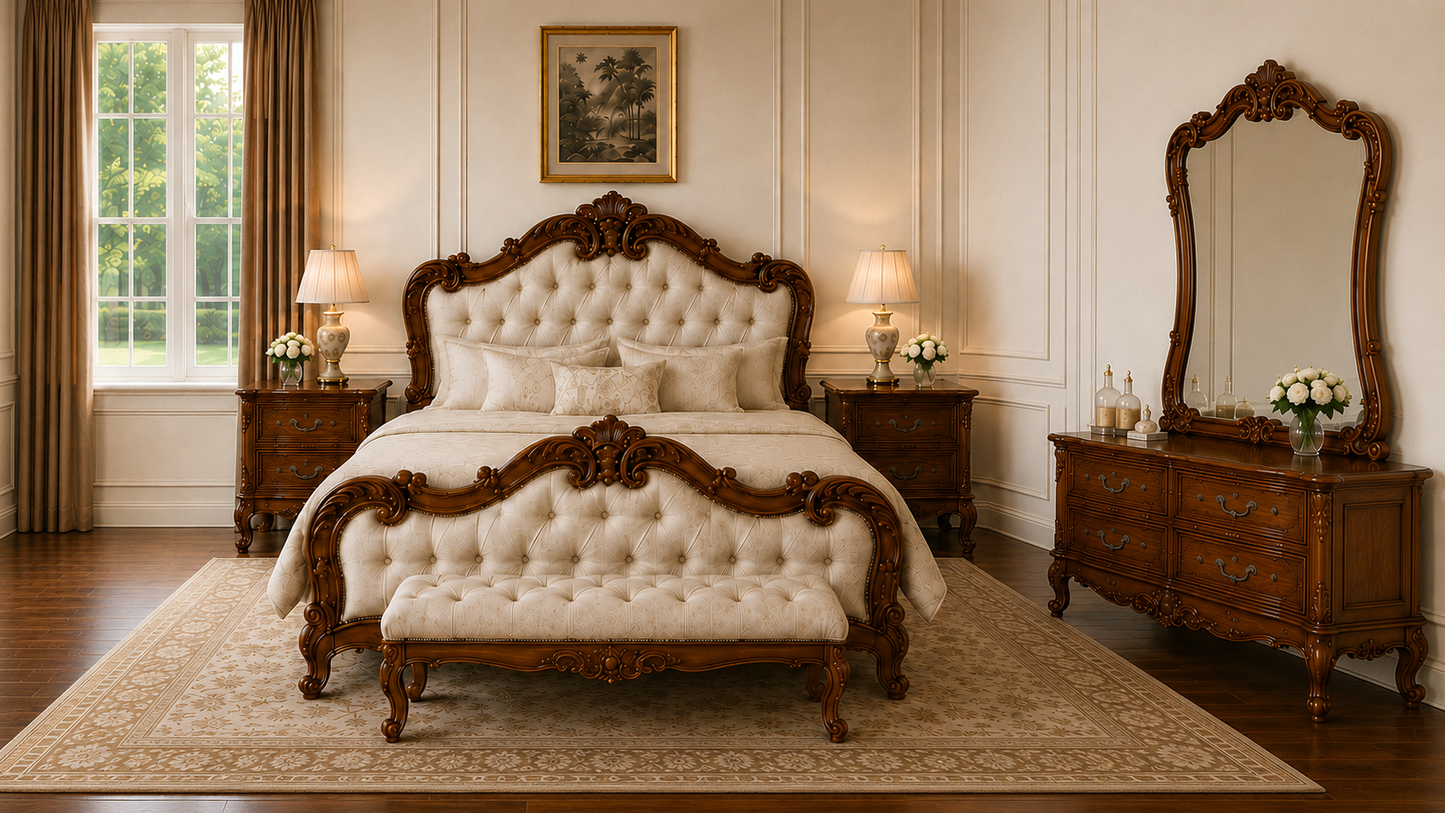 Royal Carved King Bedroom Set