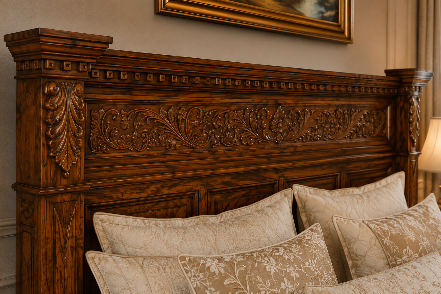 ALAIA’S Royal Carved Sheesham Bedroom Set