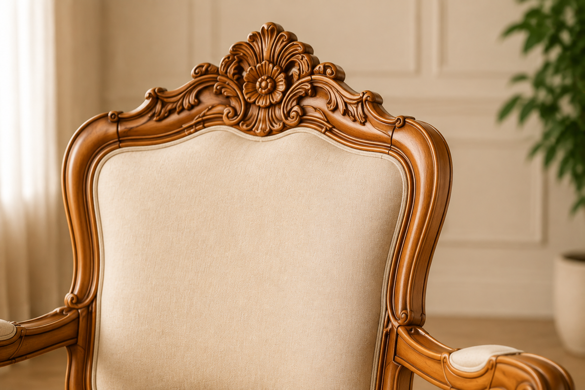 Classic Hand-Carved Wooden Center Set