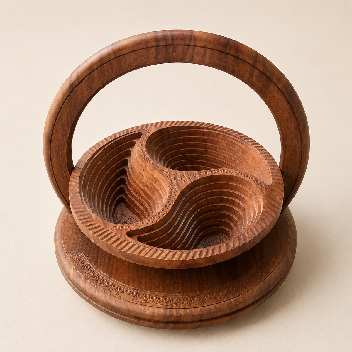 wooden serving tray