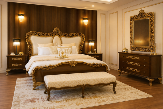 Luxury Royal Carved Bedroom Set