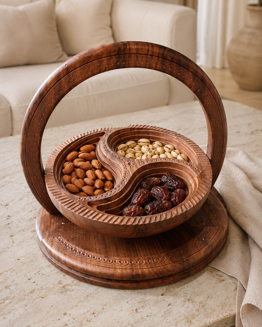 wooden serving tray