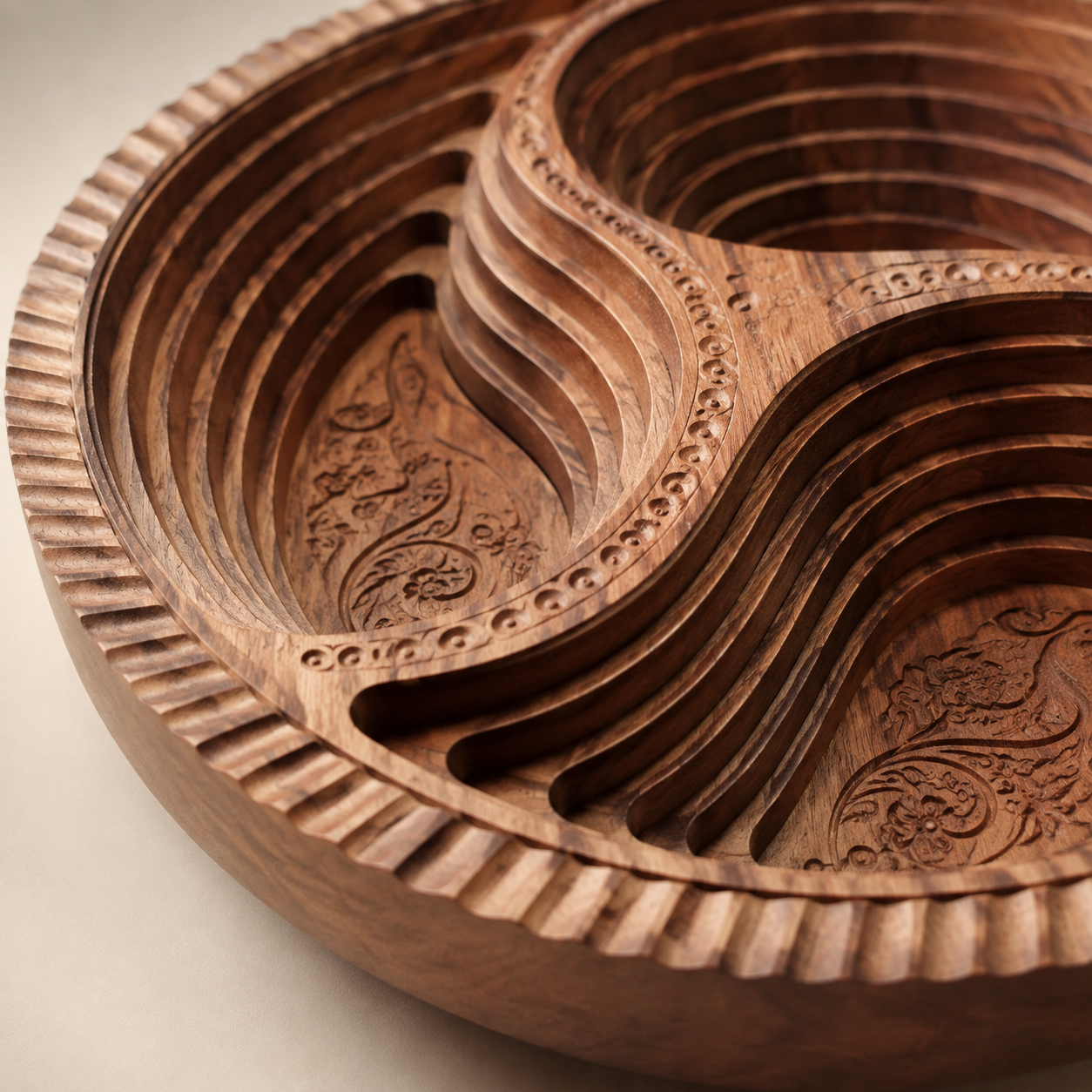 wooden serving tray