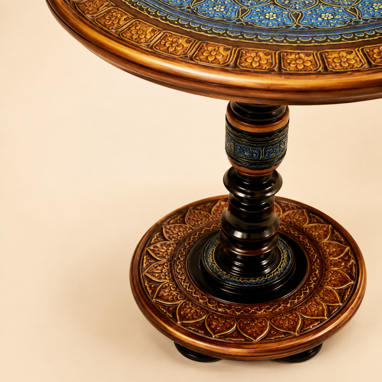 ALAIAS Azure Mandala Handcrafted Side Table