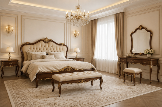 ALAIAS Royal Walnut Bedroom Set